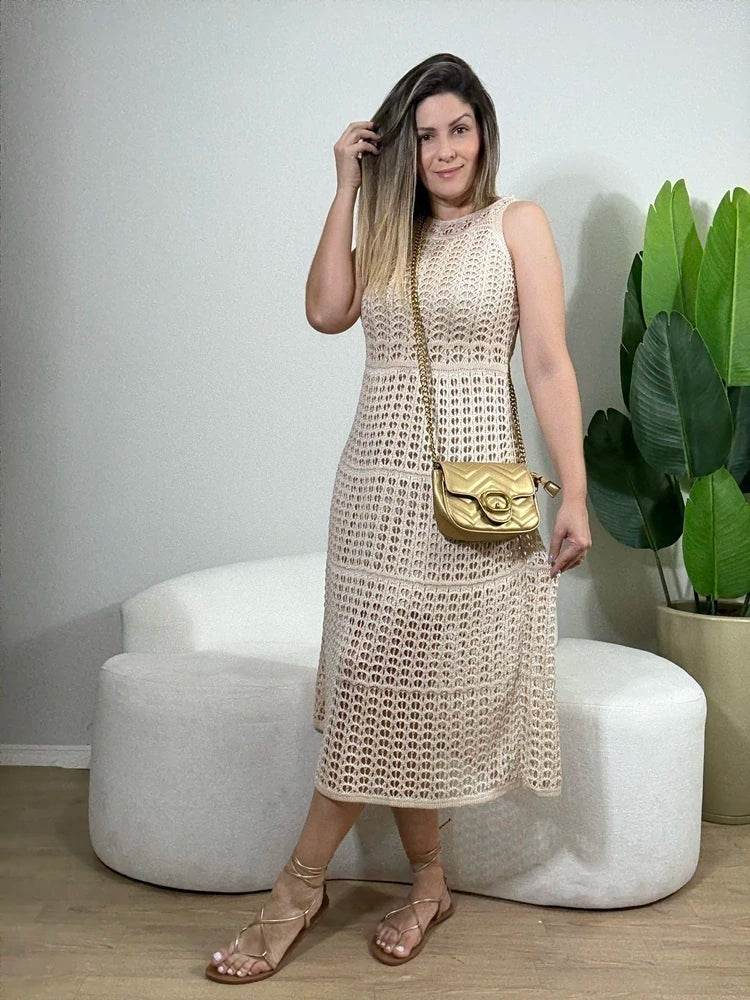 VESTIDO CROCHÊ AMÉLIA