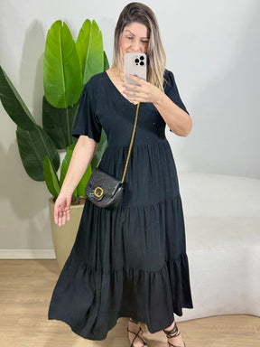 VESTIDO VIVI MANGA CURTA