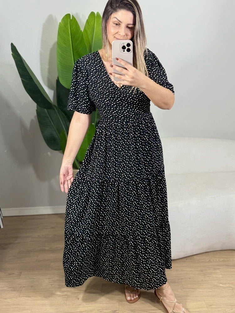 VESTIDO VIVI MANGA CURTA