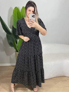 VESTIDO VIVI MANGA CURTA