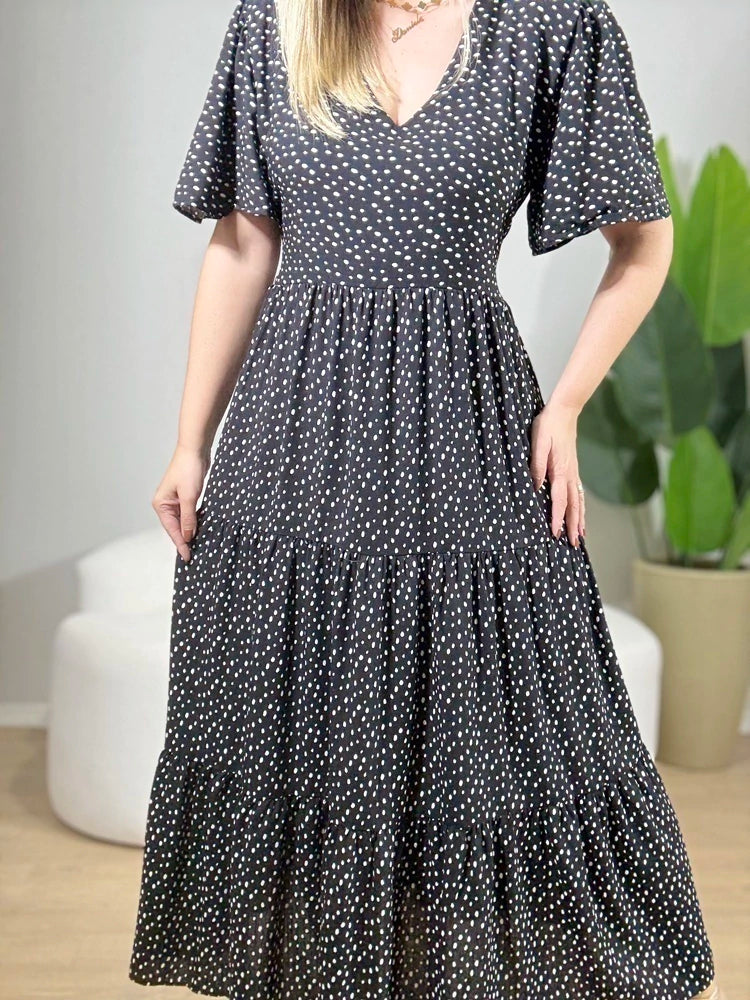 VESTIDO VIVI MANGA CURTA