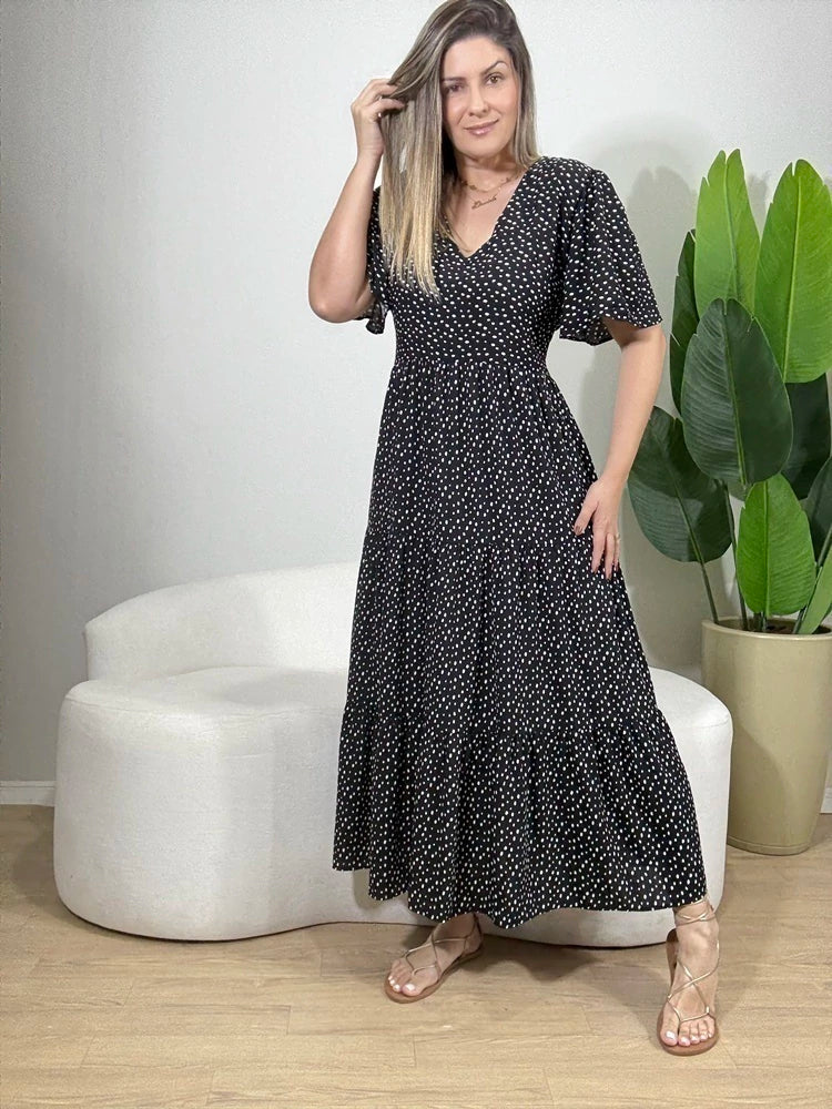 VESTIDO VIVI MANGA CURTA